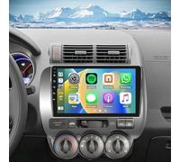 PLKEQS Autoradio Android 15 2 DIN da 9 Pollici per H-Onda Jazz GD 2002-2008 (4 64GB) con Touchscreen, Lettore multimediale, Carplay, Navigazione GPS, WiFi, Bluetooth, SWC, DSP, FM RDS,K1 PRO