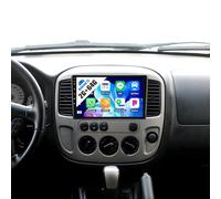 PLKEQS Autoradio Android 15 2G 64G per F-ORD Kuga Escape 2004-2005 con Carplay Wireless, Android Auto, Touchscreen 9 Pollici 2K con Navigazione GPS WiFi Bluetooth Radio FM Fotocamera Mic,K2 PRO