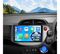 PLKEQS Autoradio Android 15 4 64G 8-Core da 10,1'' IPS per H-Onda Fit 2008-2013 RHD con CarPlay e Android Auto, Touchscreen con WiFi, GPS, Bluetooth, FM RDS, DSP EQ, SWC e Fotocamera,K6 PRO
