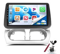 PLKEQS Autoradio Android 15 da 2 64GB per O-pel Vauxhall Corsa 2000-2006/Combo 2001-2011/Tigra 2004-2009 con Carplay, Radio Auto da 9" con Bluetooth, WiFi, GPS e Telecamera,K1 PRO Plus