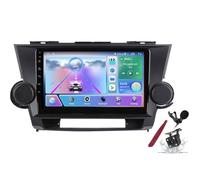 PLKEQS Autoradio Android 15 per T-oyota Highlander (2007-2013) 9 Pollici Touchscreen 2K 2000 * 1200 unità Principale Android Lettore multimediale con Carplay GPS Navi BT 5G WiFi DSP SWC,Y1