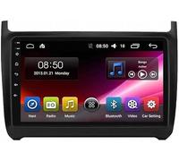 PLKEQS Autoradio Android 15 per V-W Polo 2010-2020, 9 Pollici 4 Core 2G 64G Lettore Touch Screen, Radio FM Bluetooth USB per Auto