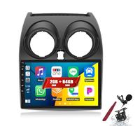 PLKEQS Autoradio Android 2G 64G per N-issan Qashqai J10 (2008-2013) con Carplay Android Auto, Schermo Touch da 9", Bluetooth, GPS, WiFi, Radio FM RDS, unità Head con Telecamera e Canbus,K4 PRO