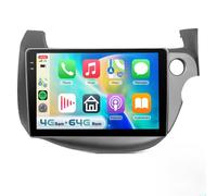 PLKEQS Autoradio Android 4G 64G per H-Onda Jazz 2007-2013, Touchscreen in-Cell da 10,1" 1280P, Bluetooth 5.0, Radio Auto con DSP/32EQ, Carplay Wireless Android Auto GPS WiFi FM SWC Fotocamera,K3 PRO