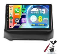 PLKEQS Autoradio Android 6G 128G per F-ORD Fiesta 2009-2014 con Carplay Android Auto, Radio per Auto con Schermo Touch da 9 Pollici, Navigazione GPS, Bluetooth, FM RDS, WiFi e Telecamera,K1 PRO