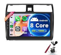 PLKEQS Autoradio Android 8 Core 6G 128G per S-uzuki Swift 2005-2010 con Carplay Android Auto, Display Touchscreen da 10,1 Pollici, GPS, Bluetooth, FM/RDS, DSP, WiFi, Mirror Link, Telecamera,K6 PRO