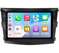 PLKEQS Autoradio Android da 9 Pollici con Schermo Touch in-Cell per S-SANGYONG Tivoli 2015-2019, Lettore Radio Auto 8 Core 4G 64G con Ventola di Raffreddamento
