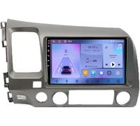 PLKEQS Autoradio Android da 9 Pollici per H-Onda Civic 8 2005-2012, 4 Core 2G 64G, Carplay Wireless, Bluetooth, FM, USB, Schermo Touch HD, Lettore multimediale
