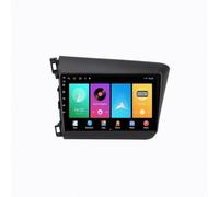 PLKEQS Autoradio Android da 9 Pollici per Honda Civic 2012-2015, 15, 8 Core 8G 128G CarPlay Wireless FM Bluetooth USB Schermo HD Touch
