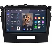PLKEQS Autoradio Android da 9 Pollici per S-uzuki Vitara 2014-2018, 8 Core 8G 128G, Schermo Touch, Supporta Wireless CarPlay, Android Auto, FM, Bluetooth, USB, SWC