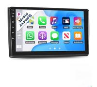 PLKEQS Autoradio per A-UDI A4 S4 RS4 2002-2008 con Carplay Android Auto, Radio Touch Screen Android 9 Pollici 2 64G con GPS Navi/WiFi/Bluetooth/SWC/FM RDS/EQ/Mirror Link Camera Mic,K5 PRO