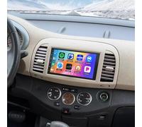 PLKEQS K5 PRO Plus, Autoradio Android da 7 Pollici per N-issan Micra 2005-2009, Radio Double DIN 2 64G, CarPlay Wireless e Android Auto GPS WiFi Bluetooth FM/RDS DSP SWC Mic Telecamera di Retromarcia