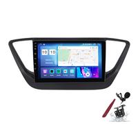 PLKEQS Radio Auto Android 15 per H-yundai Verna Accent (2017-2018) unità Principale Stereo di Ricambio con Schermo QLED 2K 9" Lettore Multimediale con Carplay SAT GPS Navi BT 5G WiFi SWC,K6 PRO