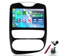 PLKEQS Radio Auto Android 4G 128G per R-enault S.A Clio 2013-2018, Display in-Cell da 10,1'', Stereo Auto con CarPlay Wireless, Android Auto, GPS/Bluetooth 5.0/FM RDS/EQ/Wi-Fi/Telecamera,K5 PRO Plus
