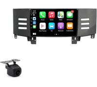 PLKEQS Radio per Auto Android con Touchscreen QLED da 9 Pollici per T-oyota Reiz Mark X 2005-2009, Carplay Wireless, Android Auto, GPS, BT, WiFi 4G, USB, Mirror Link, FM RDS, A3 6 128GB