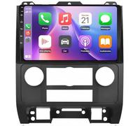 PLKEQS Radio per Auto Android da 9 Pollici 15 per F-ORD Escape Kuga 2007-2012, 4 Core 4G 64G con Ventola di Raffreddamento, Schermo Touch