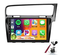 PLKEQS Radio Stereo Auto 4G 64G per VW G-olf MK7 2013-2018 con DSP, Carplay, Android Auto, GPS, WiFi, Schermo tattile da 10" 1280P, Bluetooth 5.0, Mirror Link, FM/RDS, SWC, Telecamera,Y3