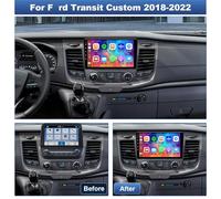 PLKEQS Stereo Auto Android da 10 Pollici per F-ORD Transit Custom 2018-2023, Schermo Touch 2K da 15 Pollici, Ricevitore Radio Auto con CarPlay Wireless, GPS Navi Bluetooth WiFi BT SWC FM Mic,K2 PRO