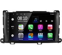 PLKEQS Stereo Auto Android da 9 Pollici con Schermo Touch per T-oyota Sienna XL30 2010-2014, 8 Core 4G 64G, Carplay Wireless e Android Auto Lettore Radio multimediale