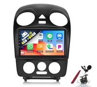 PLKEQS Y1, Autoradio 4G 64G Android 15 per V-W Beetle 2004-2010 9 Pollici Schermo Touch 2K con CarPlay Android Auto Bluetooth FM GPS Navigazione WiFi FM SWC Fotocamera Mic