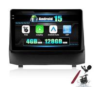 PLKEQS Y2,Stereo Auto Android 15 per F-ORD Fiesta 2009-2014, 4 128G, 9" 2DIN INCELL Touchscreen 2K, CarPlay Wireless Android Auto, Bluetooth, WiFi, FM/RDS, 32EQ, Telecamera di Backup