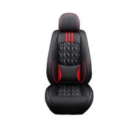 PLKPVHVZNM Coprisedile per auto, cuscino in pelle per VW Jetta, impermeabile e a prova di umidità, accessori interni protettivi per sedili (nero)