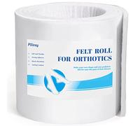 Pllieay Rotolo adesivo ortopedico, antidolorifico, 1/4'' x 6'' x 2,5 yd. Feltro di lana di rayon di qualità per ammortizzazione e supporto ai piedi