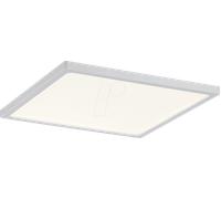Paulmann Panel dimmable 92938 Pannello LED Areo angolare incl. 1x8 Watt IP44 dimmerabile Opaco Lampada da soffitto plastica 3000 K Fest verbaut, 8 W, Matt Bianco, 520lm