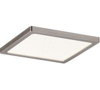 Paulmann 92953 Pannello LED Areo angolare incl. 1 lampada da soffitto da 8 Watt nichel opaco lampada da soffitto plastica lampada per soggiorno 3000 K