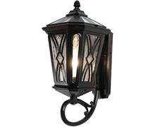 PLMNBQWE Applique da Parete a LED per Interni, Applique da Parete Solare per Esterni retrò, Lanterna in Vetro a LED, Applique da Parete Esterna Impermeabile IP55, Decorazione Moderna