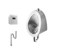 PLMNBQWE Orinatoio con sensore a Parete, orinatoio in Acciaio Inossidabile 304, orinatoio per Bagno Domestico/Commerciale, orinatoio antispruzzo, per bagni, Hotel, Negozi