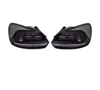 PLMNHSS Fanale posteriore esterno Per VW Per Scirocco 2009-2014 Lampada Posteriore DRL Indicatori Direzione Lente Proiettore Impermeabile Alta Luminosità Car Fanale Posteriore A LED(Smoked Black)