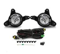 PLMNHSS Fendinebbia Per Toyota Per CHR C-HR 2018-2020 Auto Luci Diurne A Led Lampada Della Nebbia DRL Con Fili Interruttore Relè DEGLI STATI UNITI fari fendinebbia per auto(Halogen)
