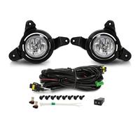 PLMNHSS Fendinebbia Per Toyota Per CHR C-HR 2018-2020 Auto Luci Diurne A Led Lampada Della Nebbia DRL Con Fili Interruttore Relè DEGLI STATI UNITI fari fendinebbia per auto(Led White)
