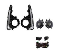 PLMNHSS Fendinebbia Per Toyota Per Vitz Per Yaris Tipo DEGLI STATI UNITI 2018 Lampada Della Nebbia LED Marcia Diurna Con Interruttore Filo Coperture fari fendinebbia per auto(LED Head Lamp)