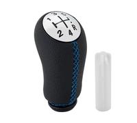 PLMNHSS Leva cambio dell'auto Per Laguna Megane 2 Per Clio 3 Per Scenic Car Interior 5 Speed Gear Pomello Del Cambio Stick Testa Shifter Leva Maniglia(Blue stitch)