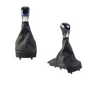 PLMNHSS Leva cambio dell'auto Per SEAT Ibiza 2002-2010 Prodotto Accessori Auto Manuale Pomello Del Cambio In Pelle A 5/6 Velocità(Blue 5 Speed)