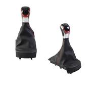 PLMNHSS Leva cambio dell'auto Per SEAT Ibiza 2002-2010 Prodotto Accessori Auto Manuale Pomello Del Cambio In Pelle A 5/6 Velocità(Red 5 Speed)