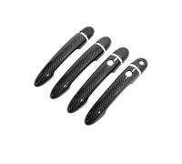 PLMNHSS Maniglia Esterna Porta Copertura Maniglia Porta Esterna Fibra Carbonio Per Koleos Per Samsung Per QM5 2006-2015(2 Buttons1)