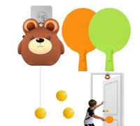 plng-Pong da Porta - Set Interattivo Regolabile, Allenatore di plng-Pong Portatile Sospeso per Bambini, Giocattolo Sportivo da plng Pong per Pratica in Solo per la Casa, Attrezzatura per Lo Sviluppo d