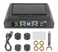 PLNHASG di Pressione Pneumatici Wireless, Avviso Temperatura Intelligente, 4 Sensori Esterni, Display LCD TPMS per Auto Monitor di Sicurezza per Pneumatici