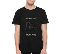 PLNSSCS Bojack Horseman - See Sarah Lynn We're Not Doomed T-Camicie e T-Shirt(Medium)