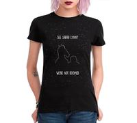 PLNSSCS Bojack Horseman - See Sarah Lynn We're Not Doomed Women's T-Camicie e T-Shirt(Small)