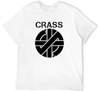 PLNSSCS Crass The Feeding of The 5000 Retro T Shirts T-shirt e Top White, Colore 12, M