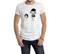 PLNSSCS Dennis The Menace Bad Things T-Shirt Heavy Cotton White, Colore 16, S