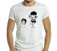PLNSSCS Dennis The Menace Bad Things T-Shirt Heavy Cotton White, Colore 17, XXL