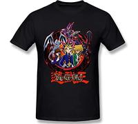 PLNSSCS Men's Yu-Gi-Oh 3 Cotton Lightweight Classical Vintage Short Sleeve T-Camicie e T-Shirt (Small)