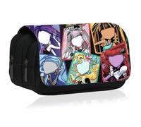 PLNVNVP Monster Astuccio Scuola Cartone Animato Flip Astuccio Anime Astuccio Grande Capacità Astucci Bambini Ragazza Scolastico Cancelleria