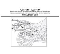 PLO1171MK GIVI PORTAVALIGIE LATERALE SPECIFICO PL ONE-FIT per HONDA CB 500X 2020