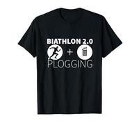 Plogging Biathlon 2.0 Jogging e tutela dell'ambiente Maglietta